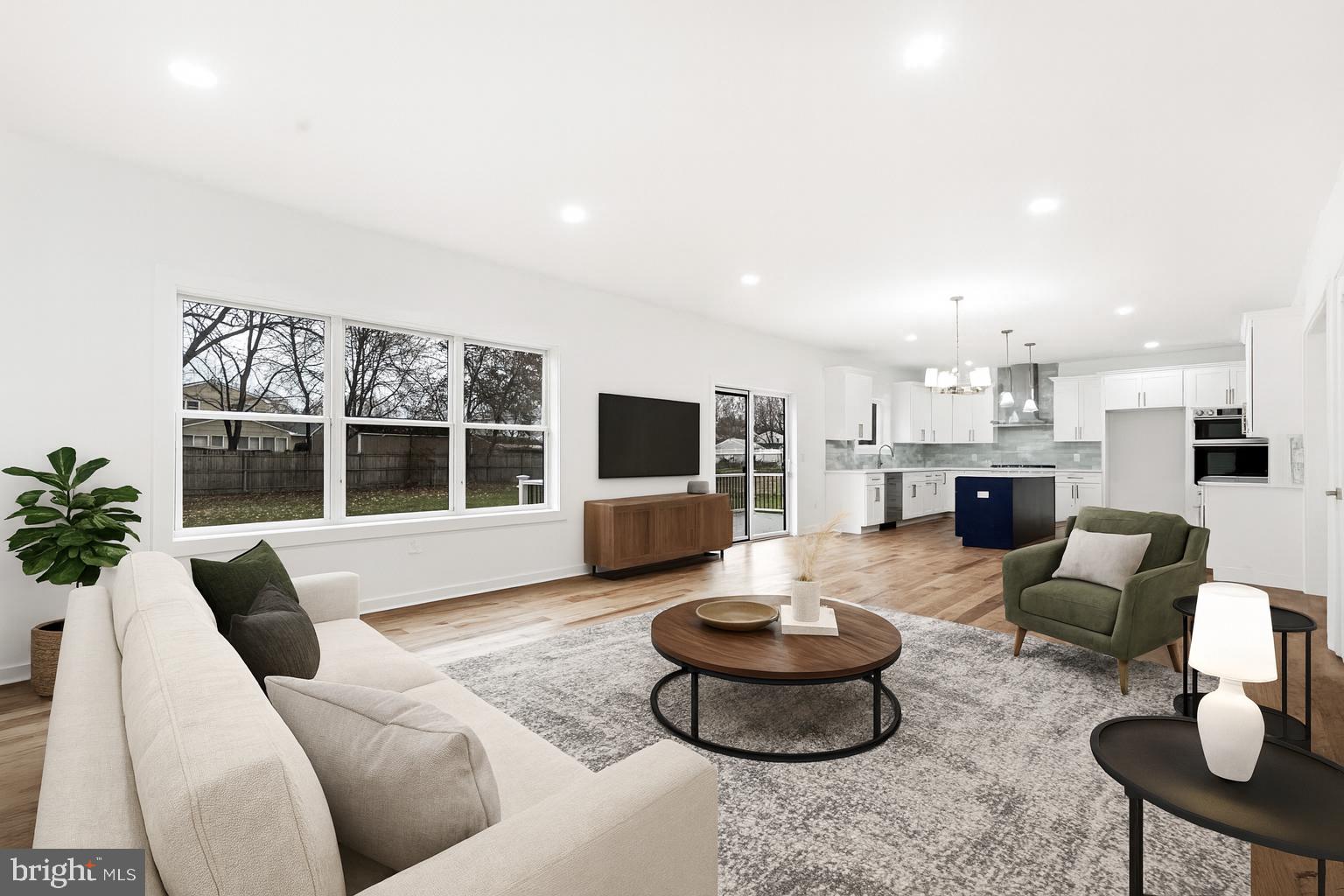 414 Flock Road Hamilton, NJ 08619 - Photo 31 of 60 a living room with furniture and a large window