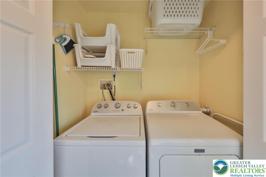 136 Cornerstone Place Whitehall, PA 18052 - Photo 14 of 39 a utility room with dryer and washer