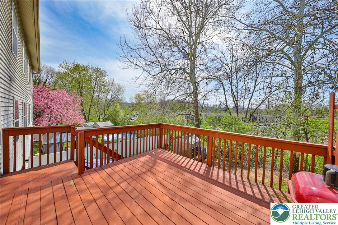136 Cornerstone Place Whitehall, PA 18052 - Photo 36 of 39 a view of a wooden roof deck