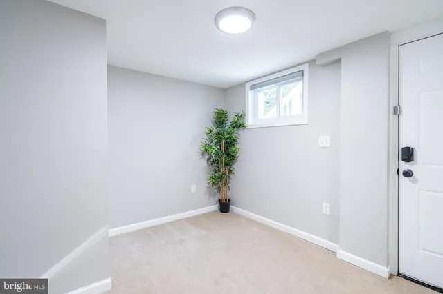 a view of an empty room