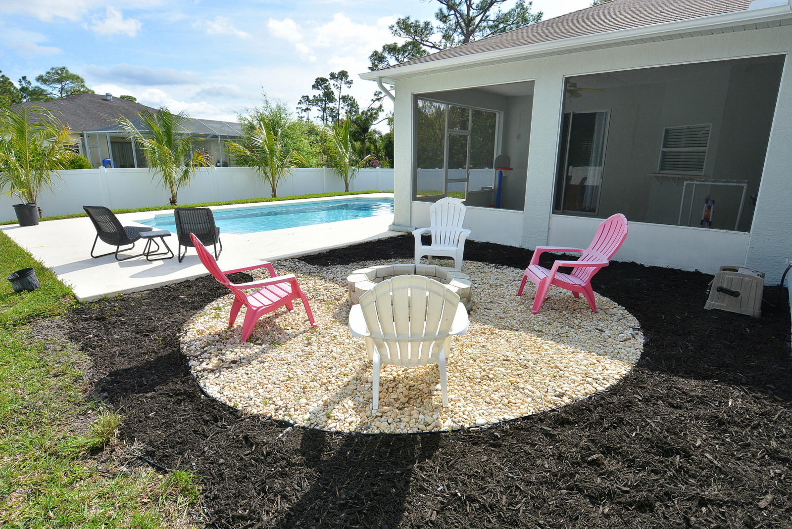 2349 Southwest Madrid Road Port St. Lucie, FL 34953 - Photo 61 of 69 Firepit