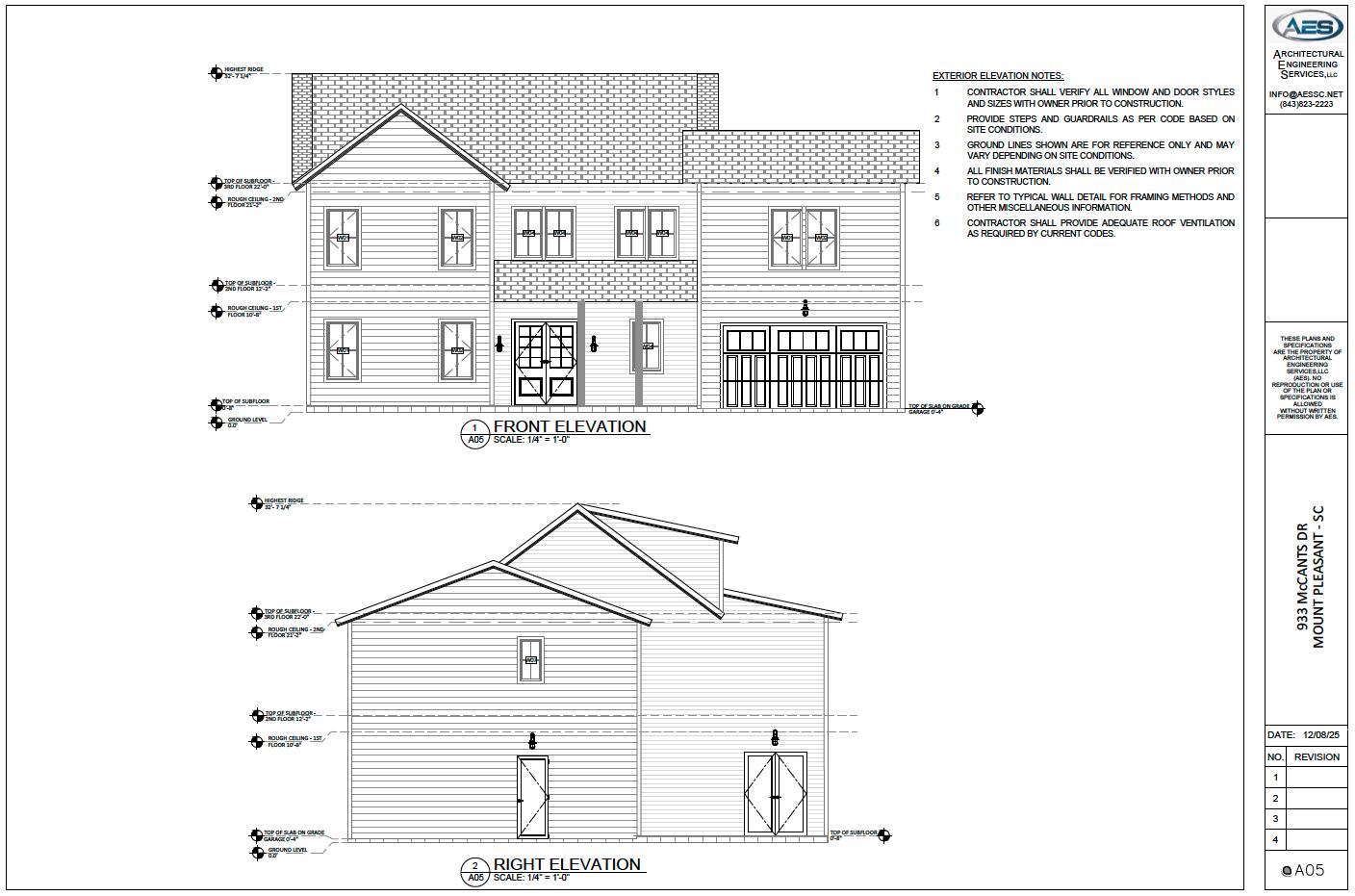 933 McCants Drive Mount Pleasant, SC 29464 - Photo 3 of 9 Elevation