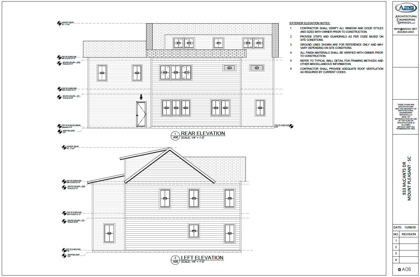 933 McCants Drive Mount Pleasant, SC 29464 - Photo 4 of 9 Elevation