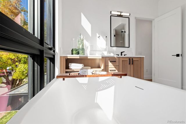 a view of a living room and dining room