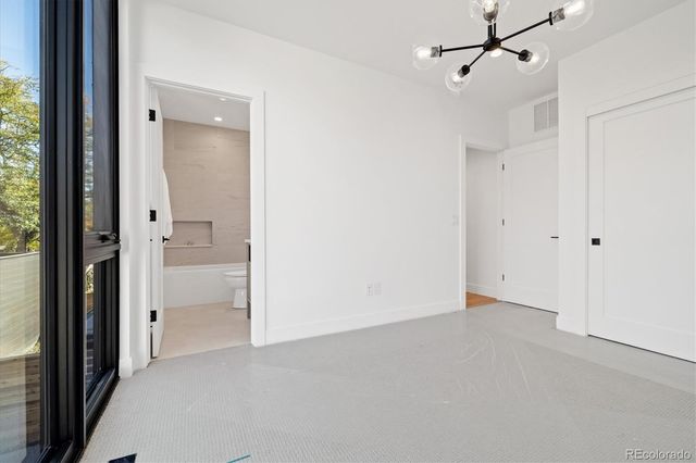 a view of an empty room