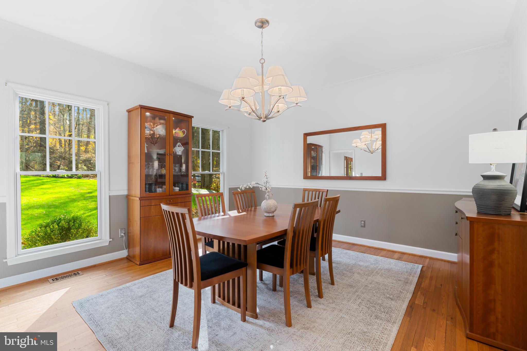 10 7 Springs Court Phoenix, MD 21131 - Photo 21 of 64 a view of a dining room with furniture window and outside view