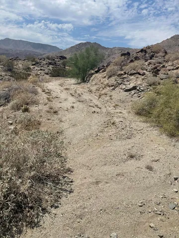 a view of a mountain in the distance
