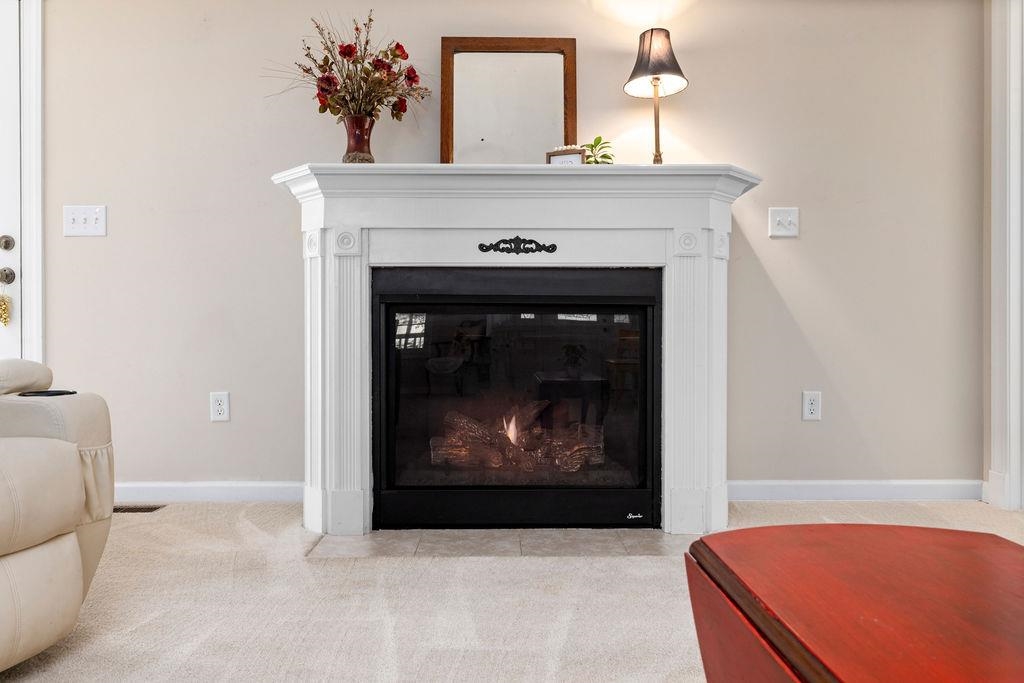 1401 Guthrie Road Stuarts Draft, VA 24477 - Photo 23 of 71 a living room with a fireplace and a couch