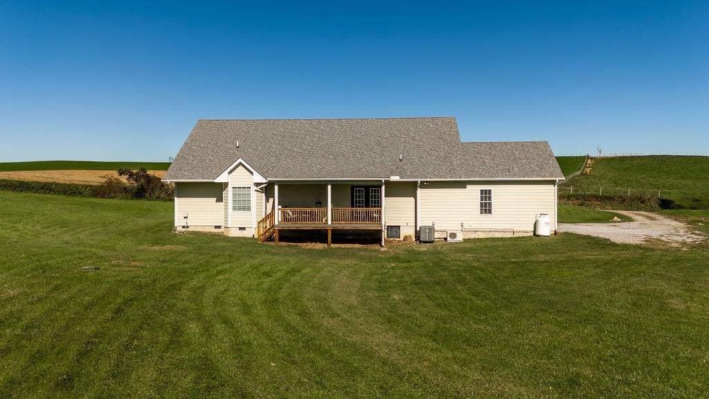 1401 Guthrie Road Stuarts Draft, VA 24477 - Photo 68 of 71 a front view of a house with a garden
