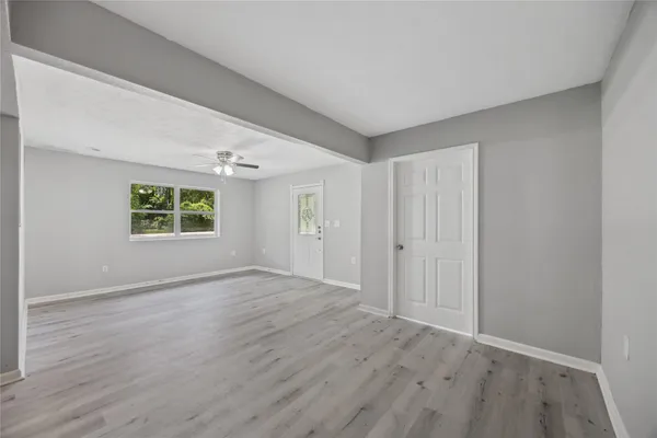 wooden floor in an empty room
