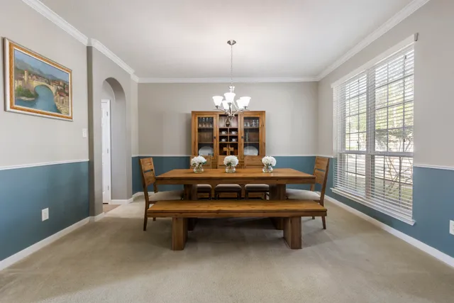 a room with furniture and window