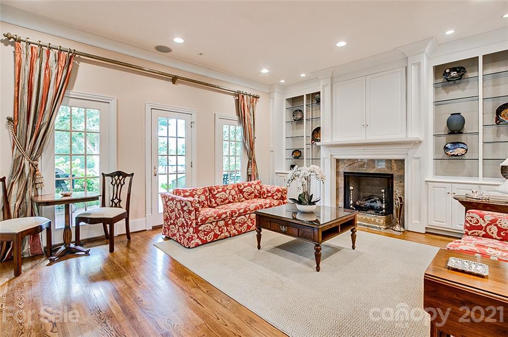 2215 Old Lexington Road Asheboro, NC 27205 - Photo 4 of 48 a living room with furniture fireplace and window