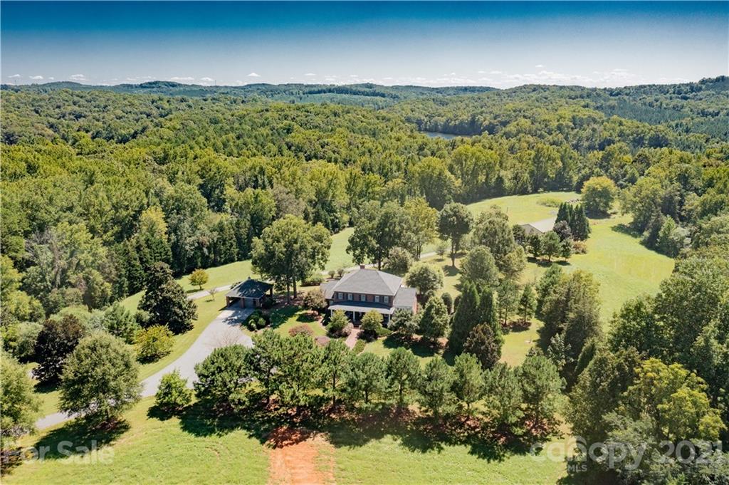 2215 Old Lexington Road Asheboro, NC 27205 - Photo 47 of 48 an aerial view of a house with a yard