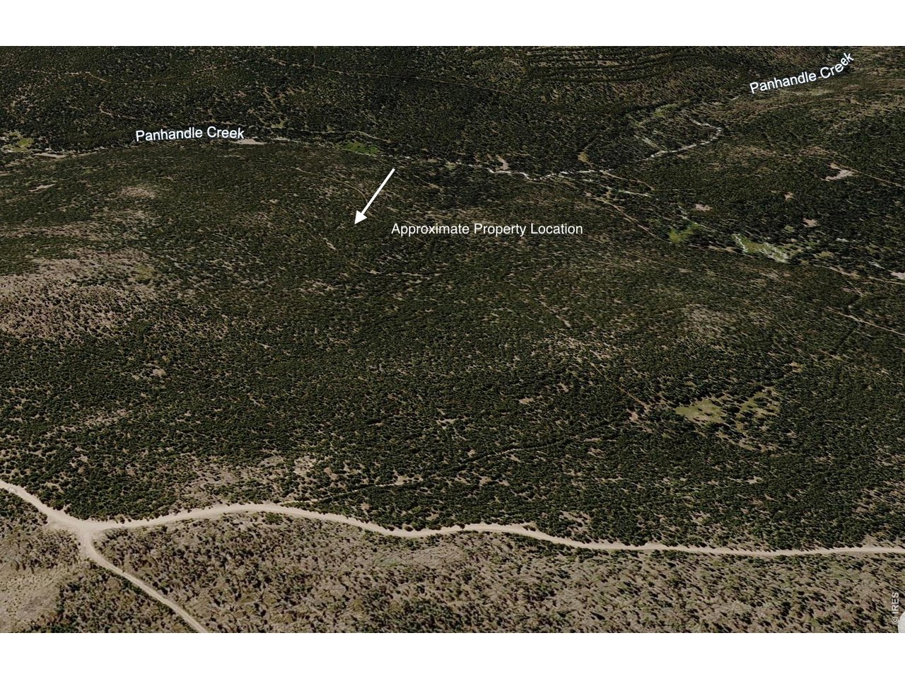 Aerial View of approximate location