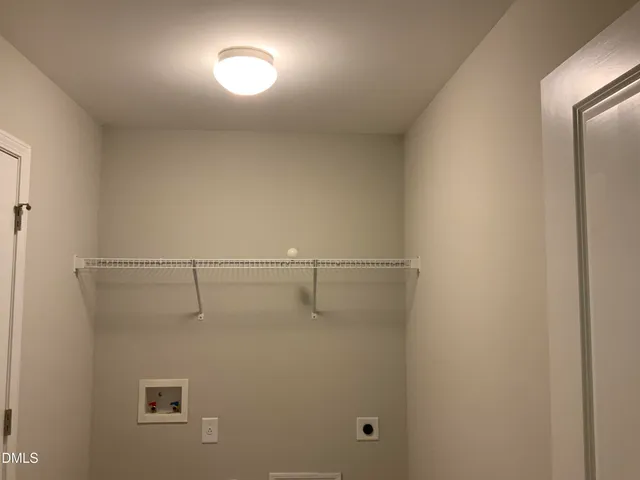 a view of an empty storage area