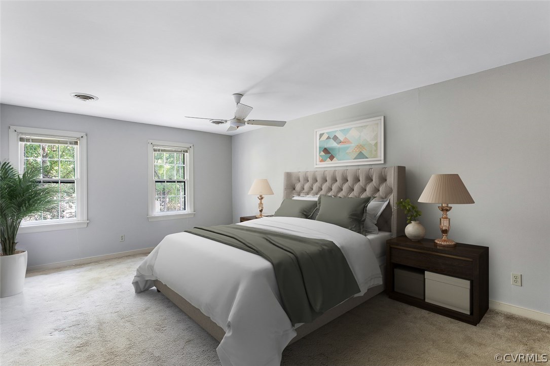 3312 Fortunes Ridge Road Midlothian, VA 23112 - Photo 18 of 29 Virtually-staged master bedroom
