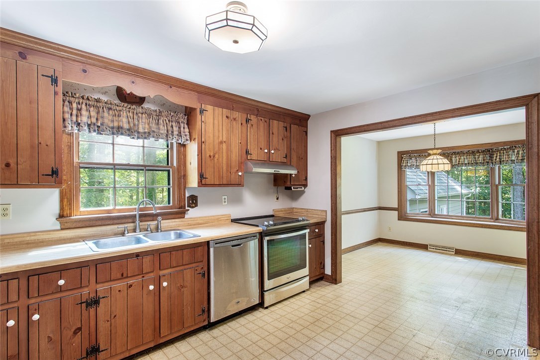 Nicely equipped kitchen