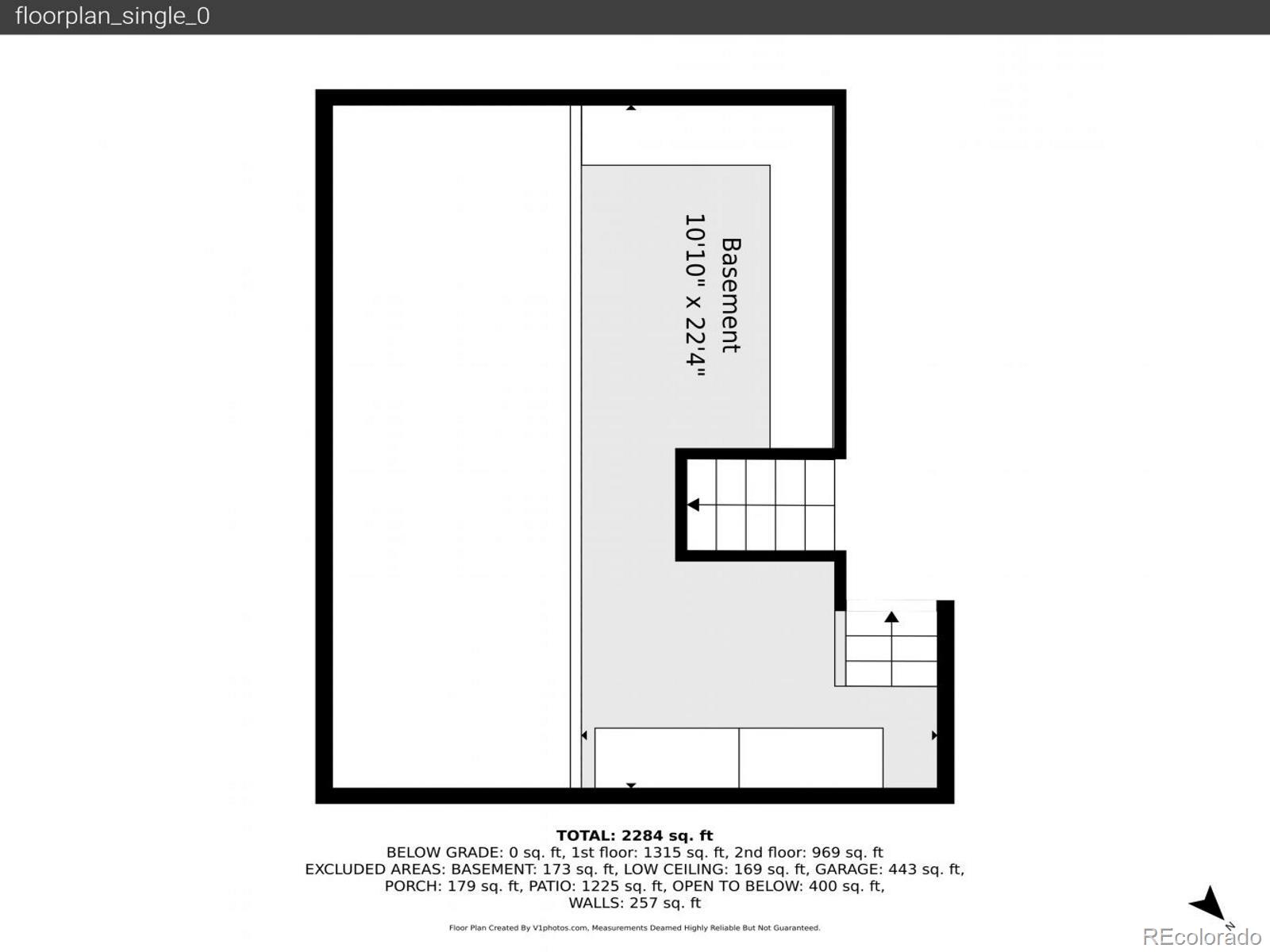 6849 South Elizabeth Circle Centennial, CO 80122 - Photo 41 of 44 a picture of a floor plan