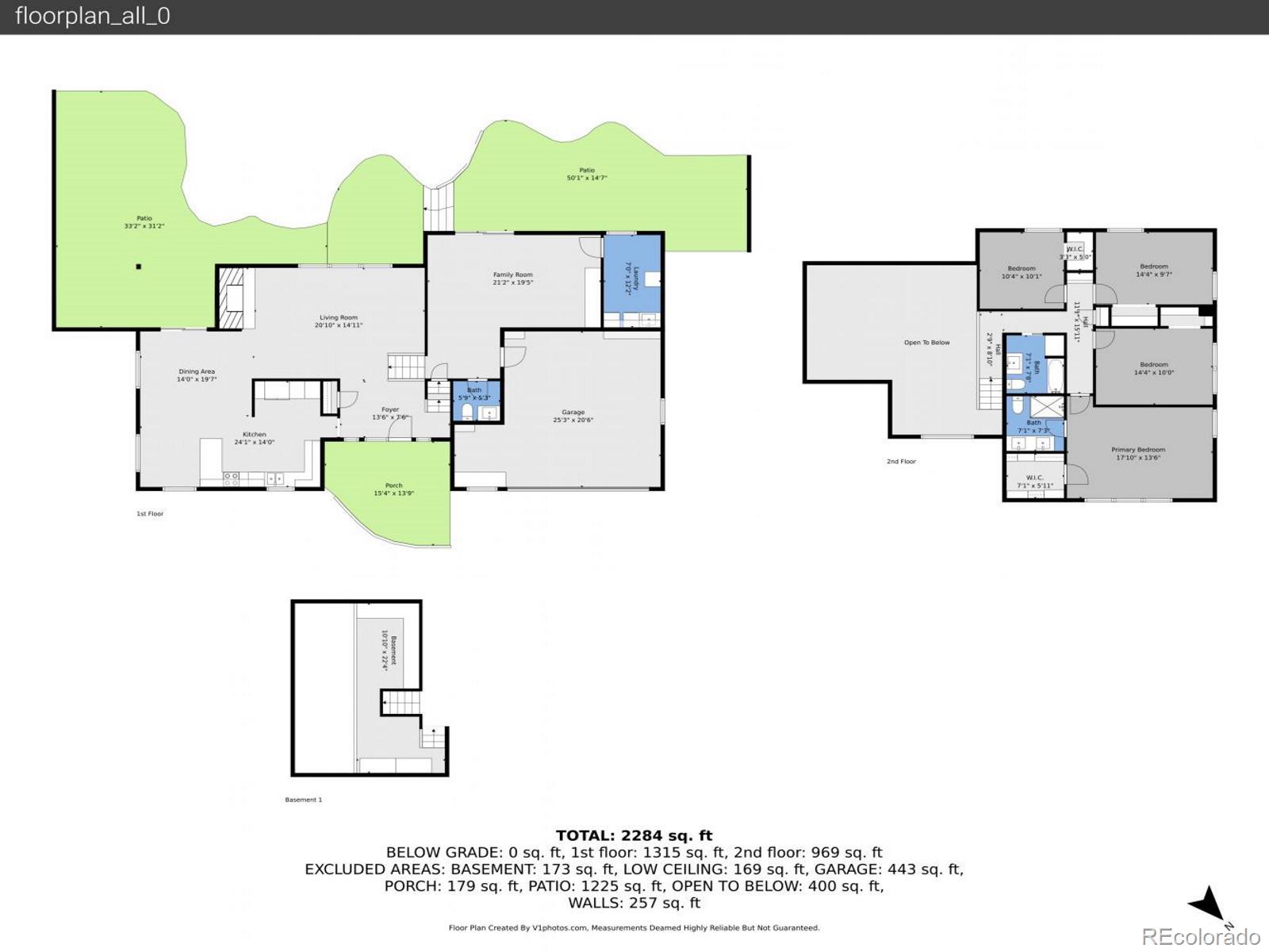6849 South Elizabeth Circle Centennial, CO 80122 - Photo 44 of 44 a picture of a floor plan