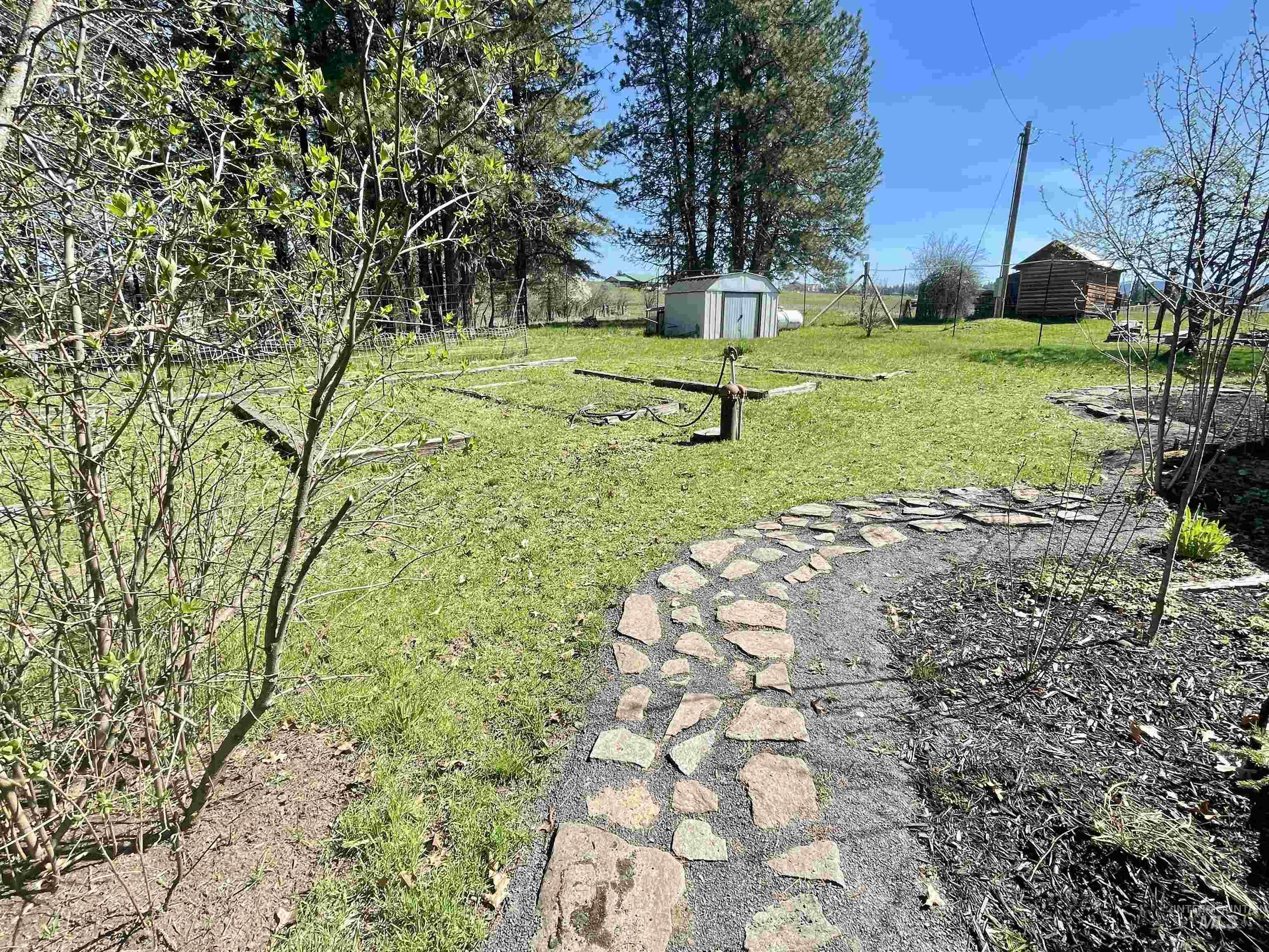 637 Leitch Creek Road Kooskia, ID 83539 - Photo 29 of 38 View of grassy yard with a storage unit