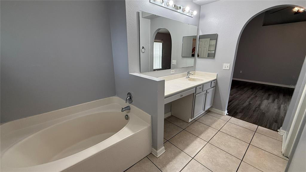 2210 Nicollett Way Leesburg, FL 34748 - Photo 20 of 31 a bathroom with a bathtub sink and mirror