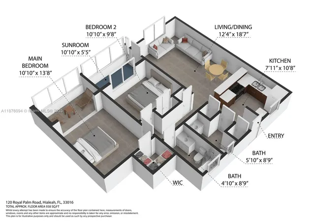 $245,000 | 120 Royal Palm Road, Unit 315, Hialeah Gardens, FL 33016