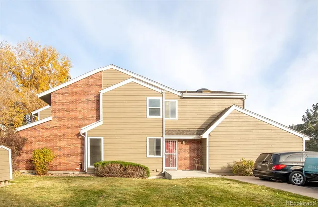 a view of a house with a patio