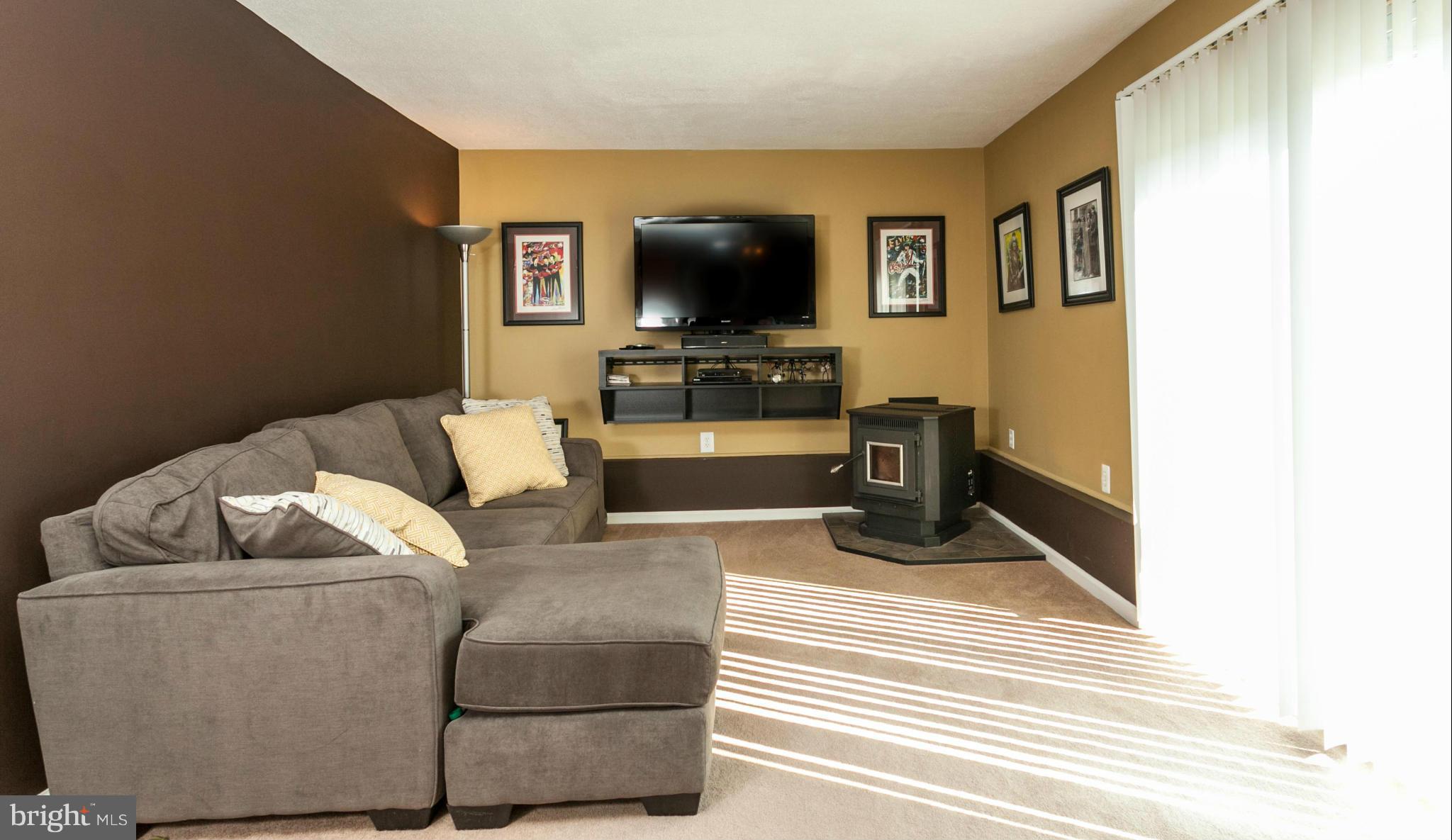 12929 Cunninghill Cove Road Baltimore, MD 21220 - Photo 10 of 28 Family Room w/Pellet Stove