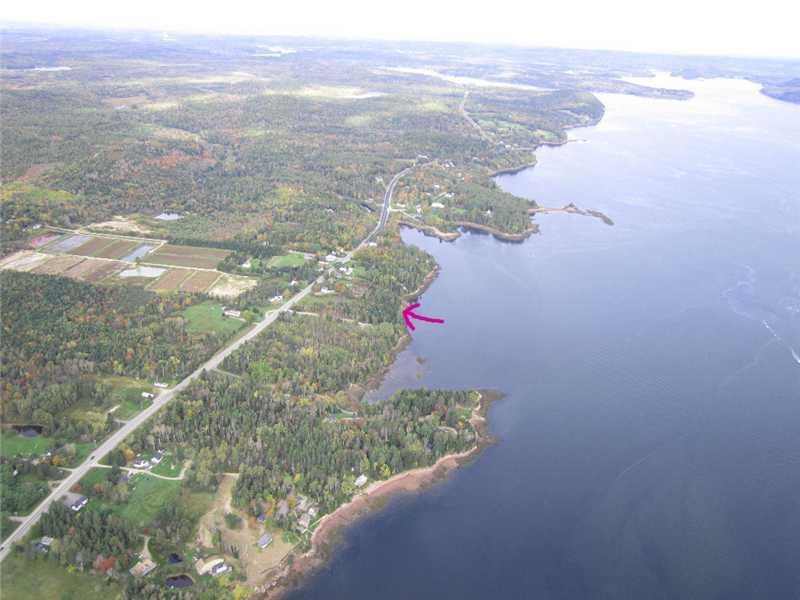 1614 South River Road Calais, ME 04619 - Photo 8 of 29 Aerial View. Looking up waterway to...
