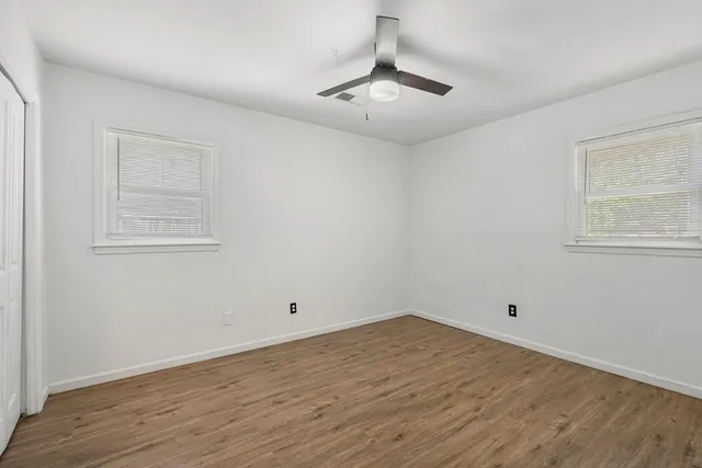 wooden floor in an empty room