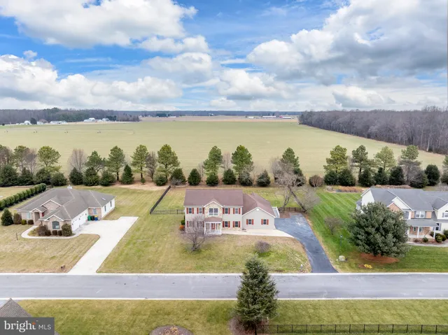 a view of a swimming pool with a yard