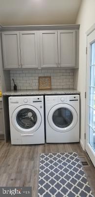 214 Salem Hancocks Bridge Road Salem, NJ 08079 - Photo 19 of 25 Washer Dryer Area