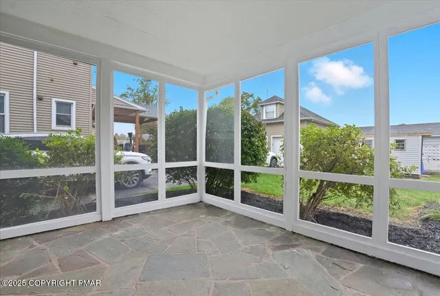 an aerial view of a city with lots of residential buildings