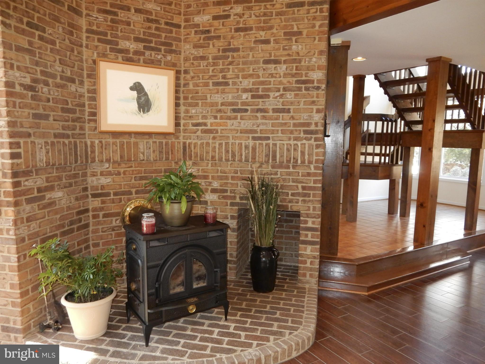 Family Room wood stove