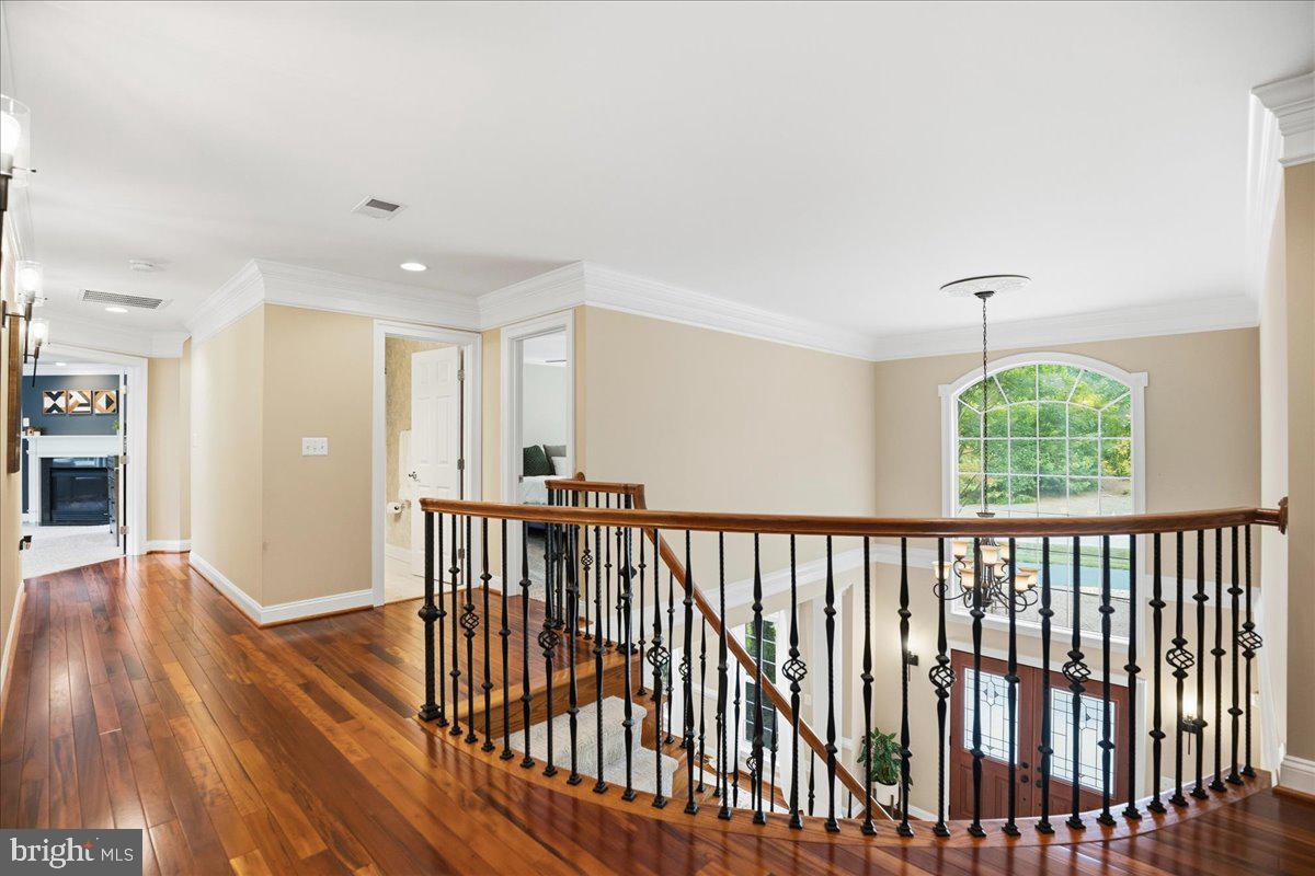 4100 Hidden Creek Road Port Republic, MD 20676 - Photo 59 of 99 Upper level curved custom railings