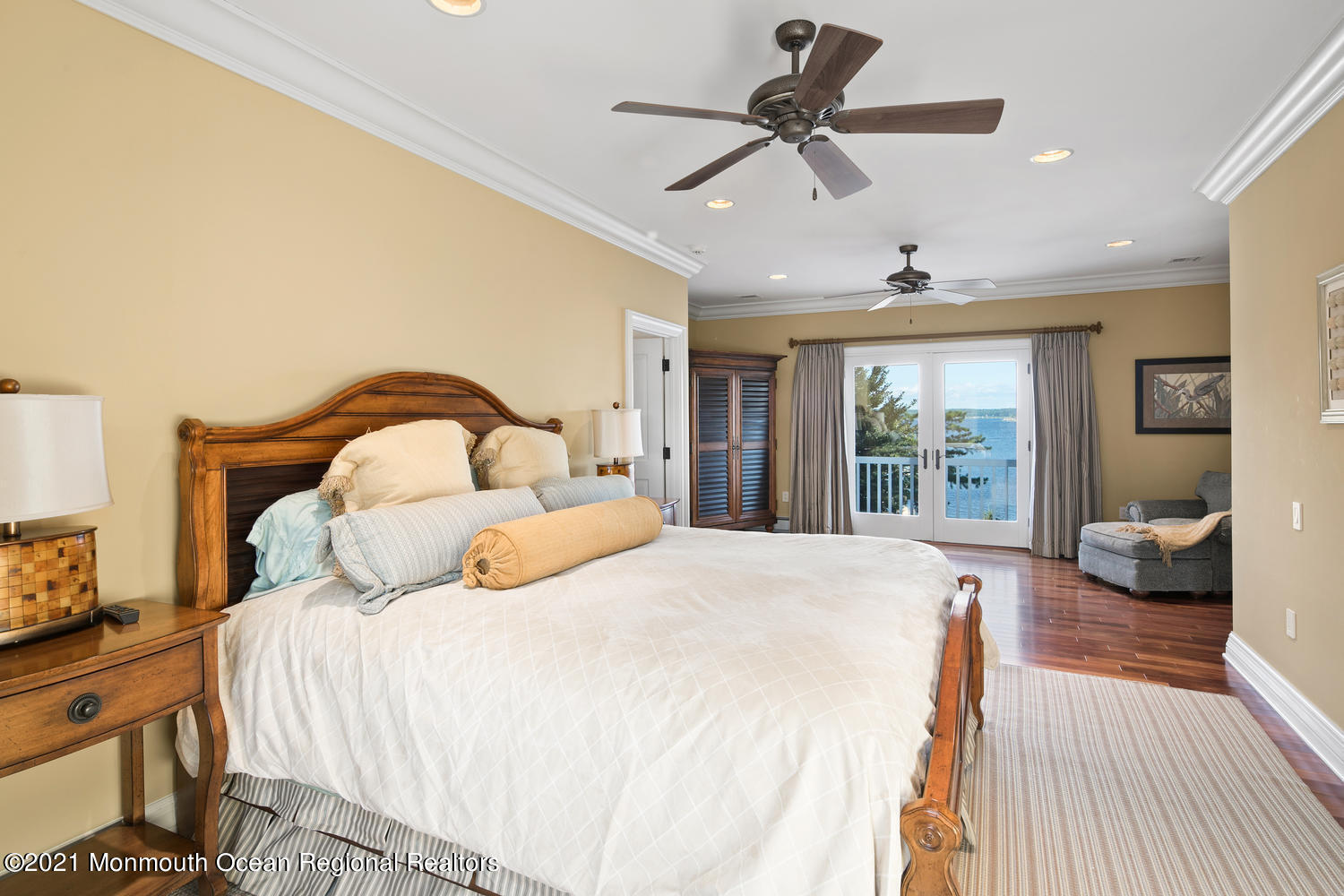 214 Conover Lane Red Bank, NJ 07701 - Photo 27 of 43 a bedroom with a large bed and a large window