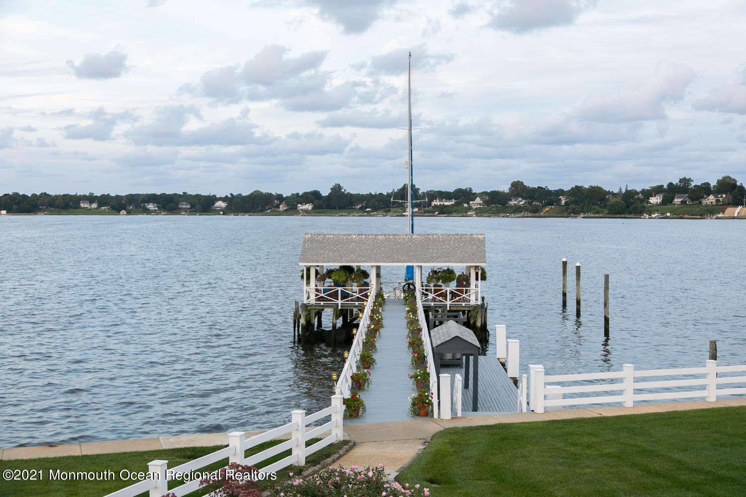 214 Conover Lane Red Bank, NJ 07701 - Photo 30 of 43 a view of a lake with a sitting area