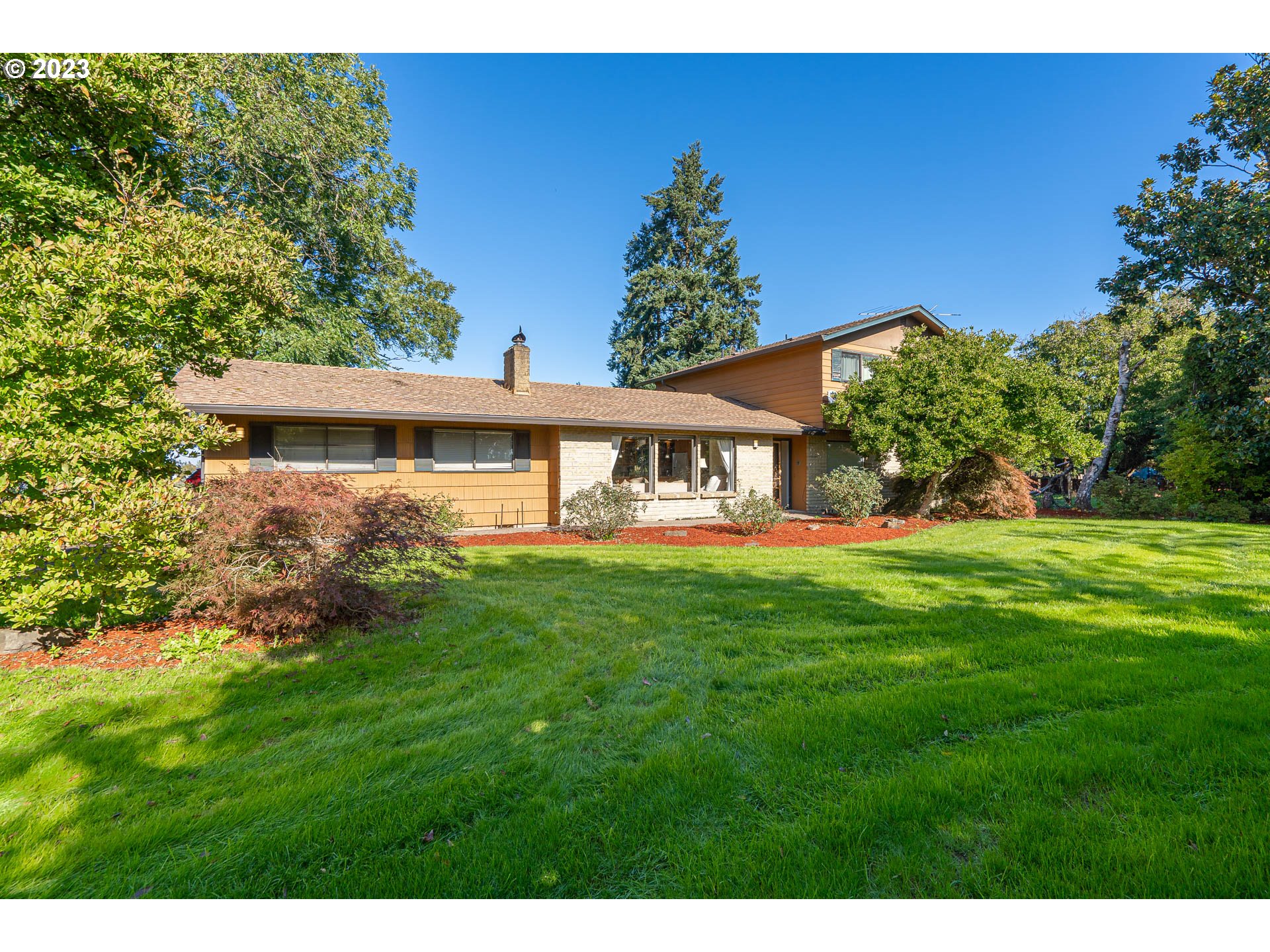 28171 Clear Lake Road Eugene, OR 97402 - Photo 1 of 48 a view front of house with a yard