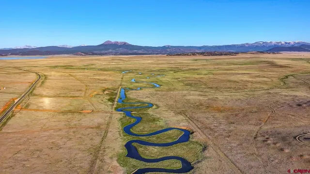 a view of an outdoor space and an ocean view