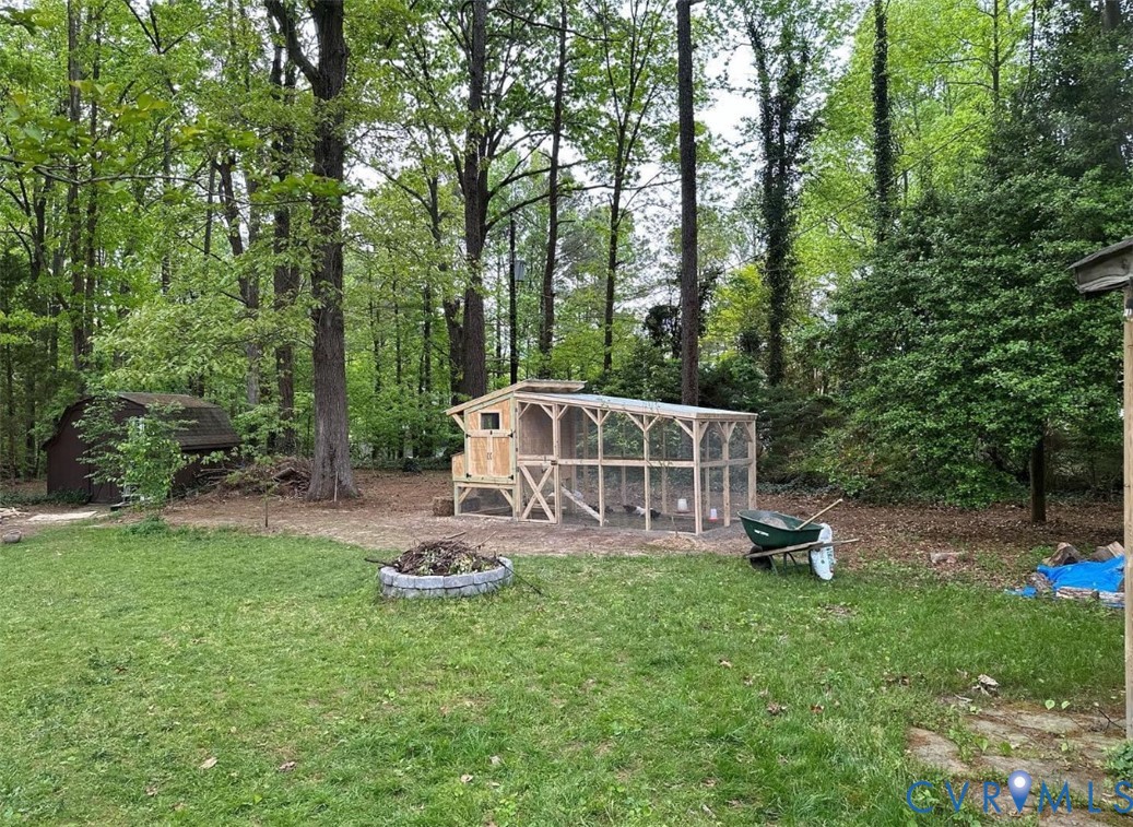 3670 Hemlock Road Chester, VA 23831 - Photo 3 of 4 Expansive outdoor space featuring a built chicken