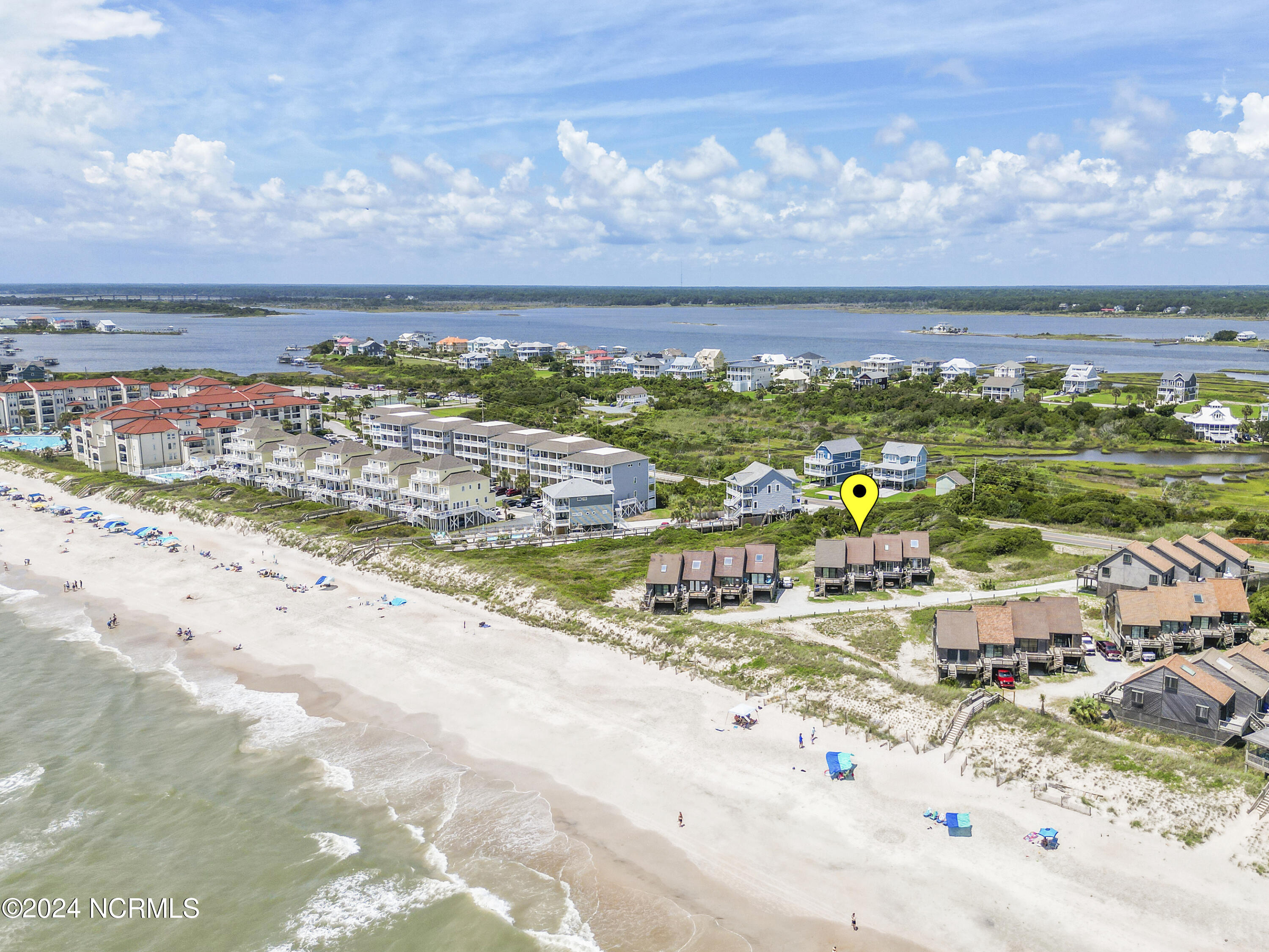 886 New River Inlet Road, Unit 47 North Topsail Beach, NC 28460 - Photo 52 of 54 Drone Aerial