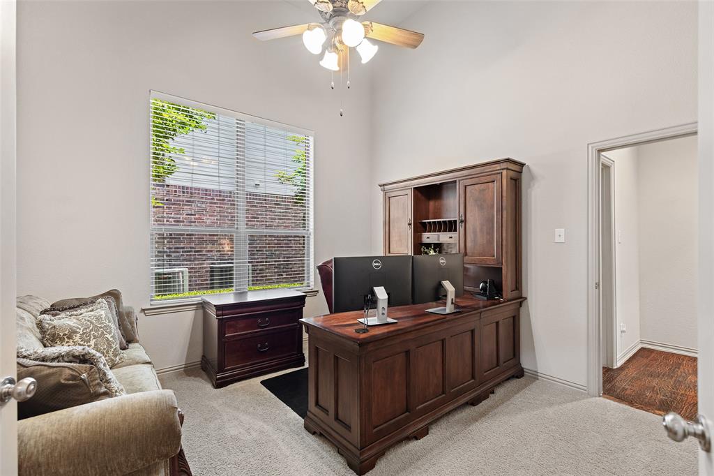 1217 Windmere Way Allen, TX 75013 - Photo 13 of 38 First floor, flexible in design, this additional room easily adapts as a guest suite, second office, hobby room, or private retreat with full bath.