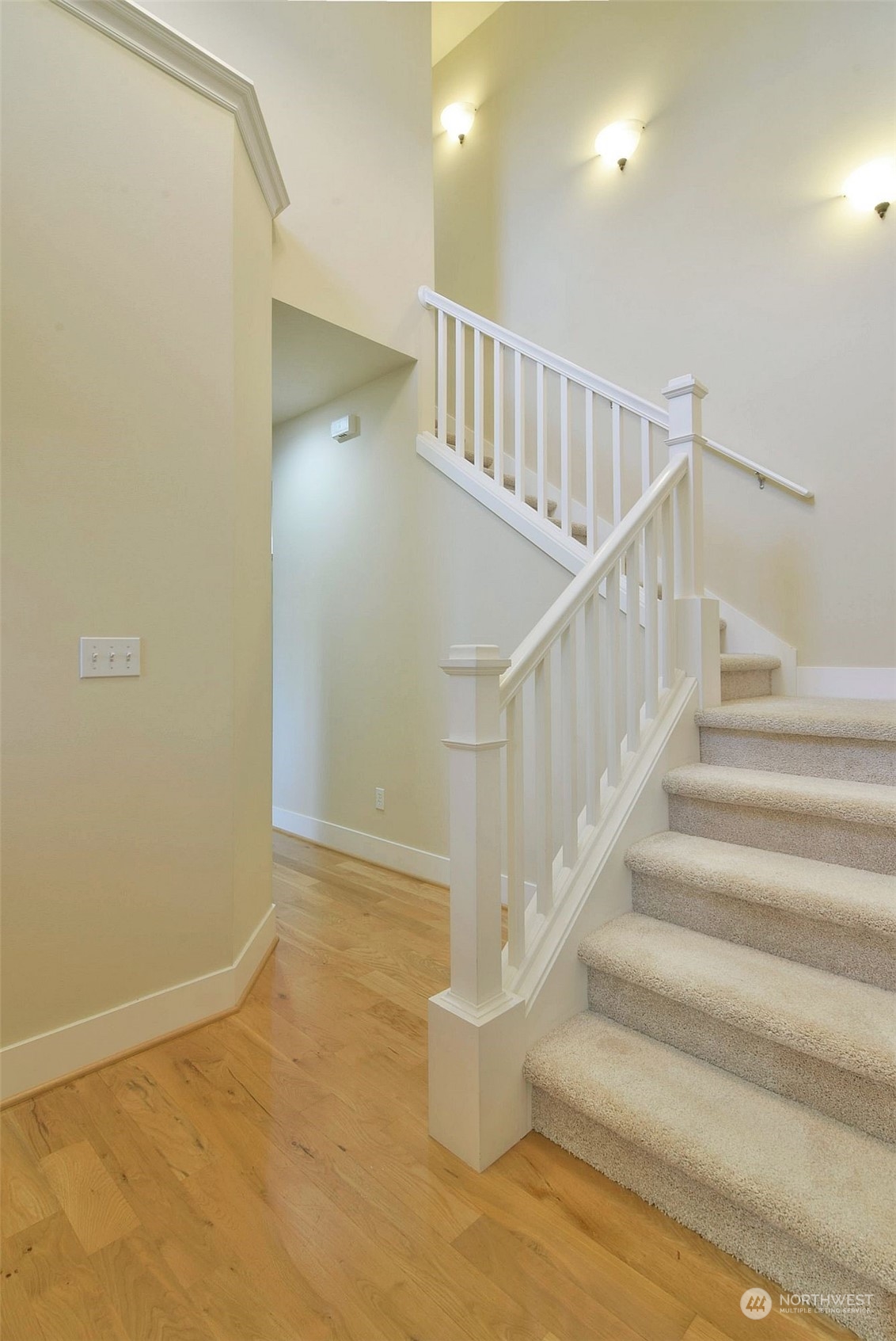 12 228th Street Southeast Bothell, WA 98021 - Photo 16 of 33 a view of staircase with white walls and windows