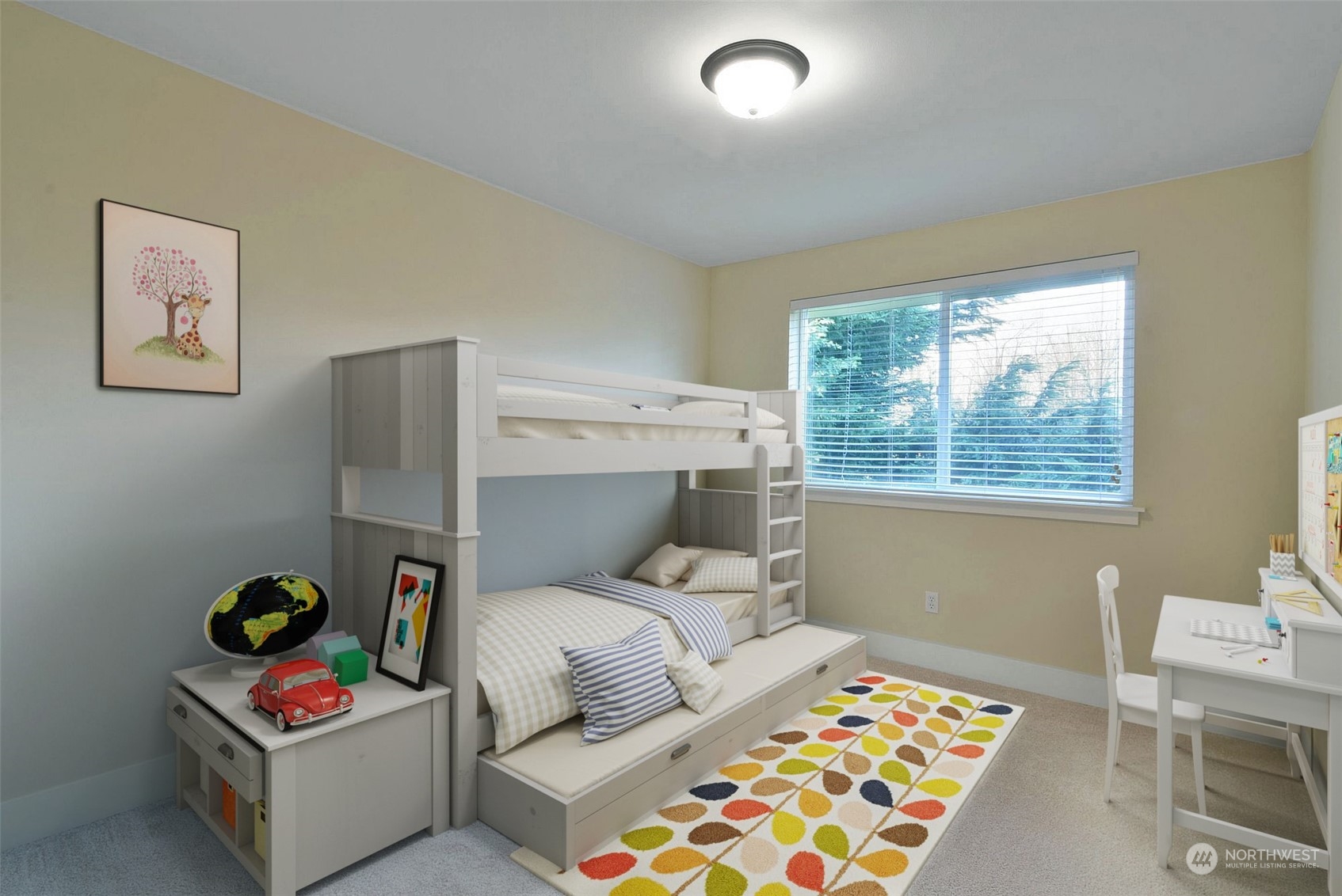 12 228th Street Southeast Bothell, WA 98021 - Photo 22 of 33 a bedroom with a bed and wooden floor