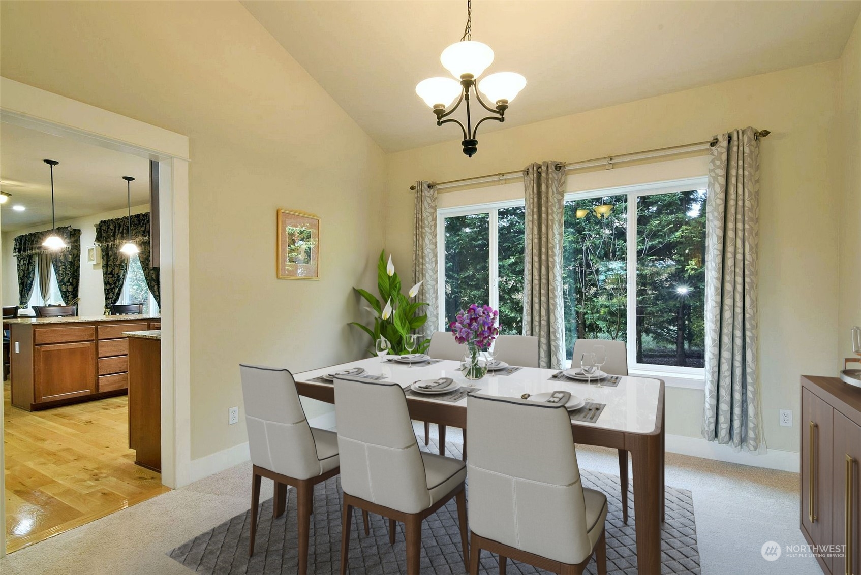 12 228th Street Southeast Bothell, WA 98021 - Photo 5 of 33 a view of a dining room with furniture window and outside view