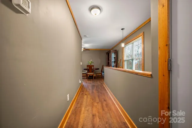 a view of a house with windows