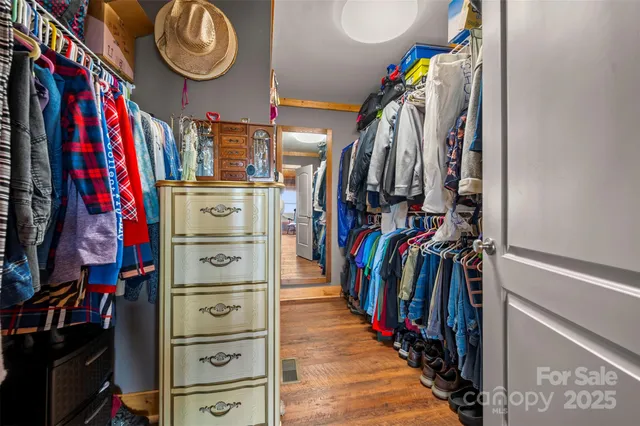 an aerial view of houses with yard