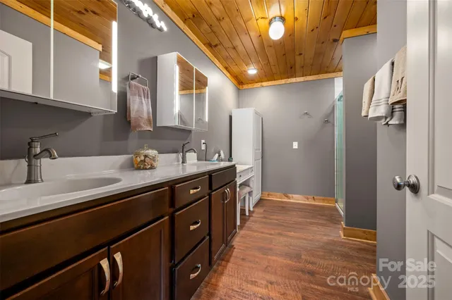 a view of a dry yard