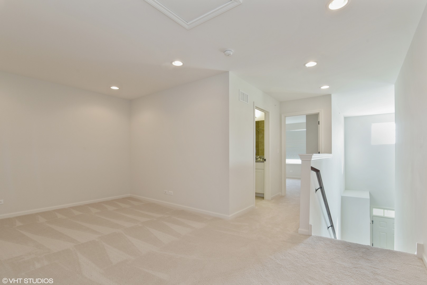 1950 Shermer Road Glenview, IL 60026 - Photo 9 of 10 en empty room with white walls and stairs