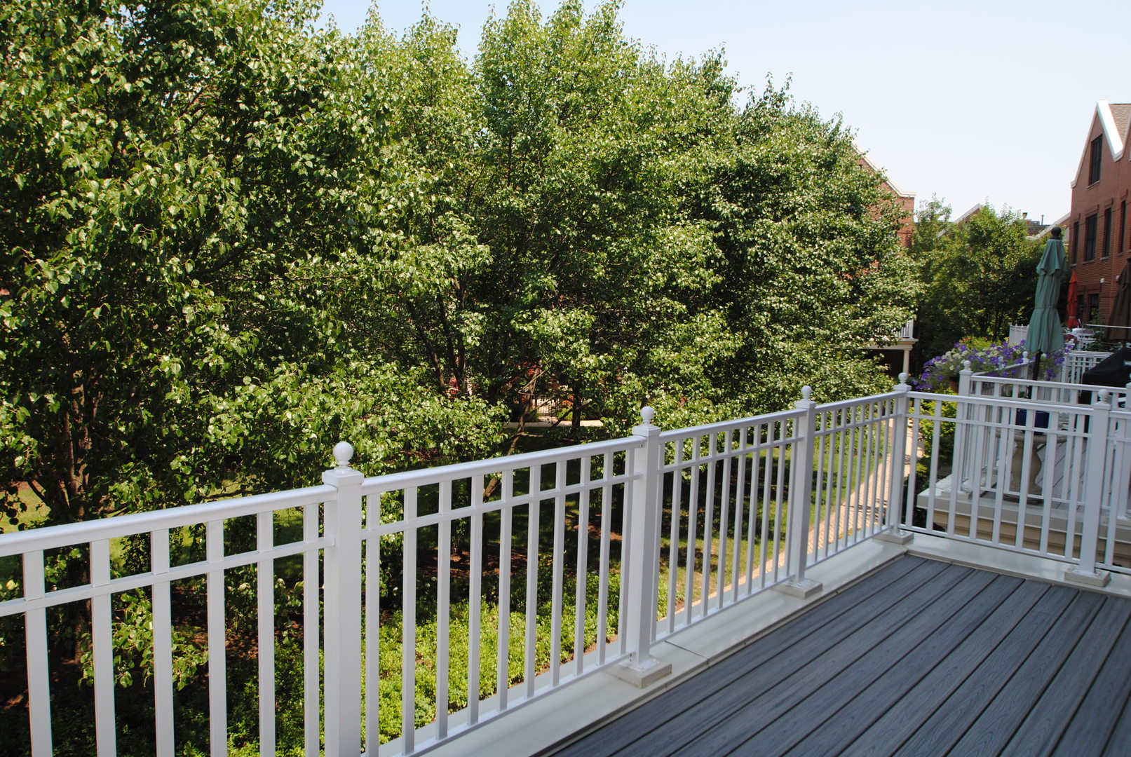 1802 Admiral Court Glenview, IL 60026 - Photo 17 of 18 a view of a wooden roof deck